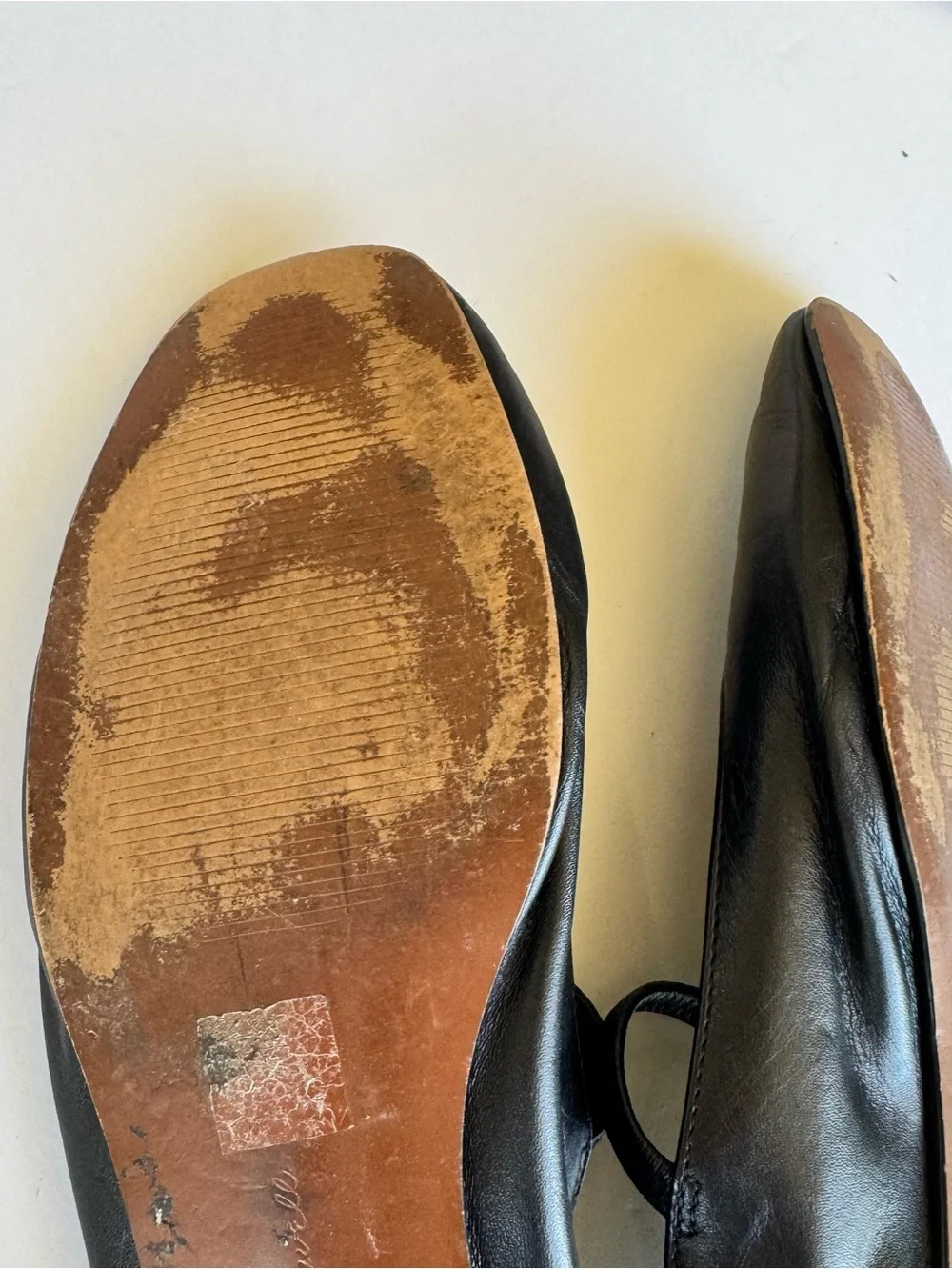 Madewell Shoes Wm 9 Classic Black Leather Mary Jane Ballet Flats The Greta